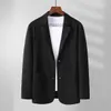 Mens Suits Fashion Business Casual Korean Version Handsome Slim British Trench Coat Ice Silk Sunscreen Spring Summer Blazer