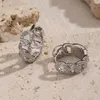 Hoop oorbellen S925 Sterling zilver eenvoudige textuur holle geometrische cirkel ear buckle vrouwen kunnen dagelijkse meid's vakantie gif dragen