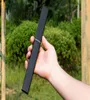 Katana Knife D2 Tanto Point Satin Blade Ebony Handle Fixed Blades with Wood Mante Gift Knives6717015
