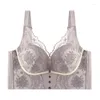 Bras in stile francese cinghia regolabile reggiseno da donna in pizzo romantico da donna raccolta seni laterali intimate femminile spinge