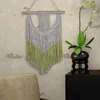 Tapestries 2024 EST Bohemian Art Handmade Tapestry Macrame Woven Wall Hange Wedding Decor DIY