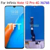 InfinixのAMOLED TFT 6.7インチノート12 Pro 4G X676B / Note 12 2023 X676C LCDディスプレイタッチスクリーンデジタイザーアセンブリ /フレーム