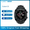 Watches Cubot C3 Smart Watch Sports Fitness Tracker Clock Heart Rate Monitor 5ATM Waterproof Smartwatch Men for Android iOS Phone