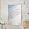 Indoor Decor Large Mural Pure Hand Drawn Oil Painting Abstract Beach Scenery Hanging Picture Wall Art Canvas Acrylic Home Poster