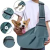 Sac pour animaux de compagnie Carrier de chien Design de tête unique confortable épaule crossboda