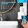 Dispensateur de savon en liquide support de brosse à dents alimentation d'espace alimentation 700 ml adultes universels muraux de salle de bain entièrement entièrement entièrement