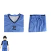 Anime Blue Lock Bachira Meguru Cosplay Costume Football Jersey Sportswear Blue Uniform Bodysuit Halloween Christmas Party Outfit