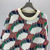 Nya Europa Kvinnor och herrar Designer Sweaters Retro Classic Luxury Sweatshirt Men Arm Letter Brodery Round Neck Bekväm högkvalitativ Jumper M-3XL #42