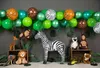 Mehofond Wild One Photography Background safari jungle animaux garçon 1er anniversaire gâteau smash smash décoratio toile de fond photo studio