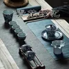 Tee -Sets Jingdezhen Blau und Weiß Porzellan Tee -Set Antique Home Gaiwan Teekanne Unterglasur Farbe