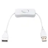 2024 ESCAM 28 cm USB -kabel met schakelkabelverlengingsschakelaar voor USB -lamp USB ventilator Voedingslijn Duurzame Hot Sale -adapter voor USB