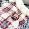 Dog Apparel High Pet Clothes Eye-catching Plaid Print Vest Fashionable Winter Coat For Cats Dogs Soft Warm Cold Weather