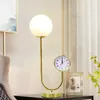 Nordic Style Study Desk Lampe Wohnzimmer Schlafzimmer Minimalist Modernes Hotel kreative Uhr Lernglas Nachtlampe