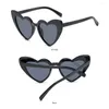 Sonnenbrille Herz geformt für Frauen Mode Liebe UV400 Schutz Brillen Summer Beachgläser Vintage Goggle