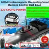 55 cm ad alta velocità Smart Electromagnetic Discoupling Remote Control Boat RC Boat 600m da 2,5 kg Carico da 12 V Pull potenza RC PACCHIA