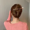 Bastoncini per capelli in metallo per donne guscio per pin per pin minimalista a forma di ragazza peli per capelli per fari per capelli.