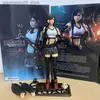 액션 장난감 그림 tifa 놀이 예술 그림 Kai VII 리메이크 록 하트 드레스 Ver Sephiroth Cloud Strife Model 25cm