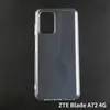 Weiches TPU -Gehäuse für ZTE Blade A52 A72 4G Hülle Silikon Weiche Abdeckung für ZTE Blade V40 Vita CAPA CAPA Clear Transparent Phone Shell