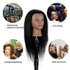 Long African Mannequin Head With Hair Afro Training Hairart Barber Hairdressing Head Professional Styling Braiding Training Doll