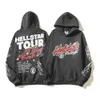 2023 Hellstar Hoodie Mens and Womens Designer Hell Star Hoodie Sweatshirt Womens Hellstar Shirt American Casual Loudspeaker Pants 4044