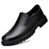 Casual Shoes Man Comfy Walking äkta läderslip på Mens Loafers Trend Men Designer Moccasins Drive