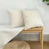 Pillow Ins French Spitzenkissenbezug mit Baumwollwäsche Blumensofa Abdeckung Dual Zweck Bug Taille