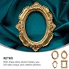 Frames 5pcs Resin Cadre Antique Po PO Table Top Retro Picture bijoux Affichage Decoration Home Decoration