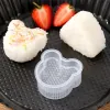 Sushi ris och vegetabilisk rullform, barnmat bento söt modellering mögel