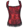 스트랩 코르셋 조끼 레이스 up bustier plus size korsett for women Vintage Gothic Gorset 섹시한 코르셀렛 오버 버스트 란제리