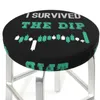 Pillow I Survived The Dip. Trading Phrase Used By Traders Round Bar Chair Cover Festive Decor Soft Fabric For Stools