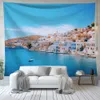 Hanging Island Series Background Tapasts Tapestry Tissy moderne modern simple Home Decoration Salon Room Bedroom Wall Tapstances Personnalisation R0411