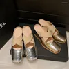 Sandales 2024 Summer Femmes Chaussures en cuir naturel 22-24,5 cm Modèles de poisson