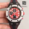 Luxe horloge voor mannen Mechanische 8JF Red 2008 F1 Racing Edition gesmeed materiaal Merk Sport polsatches XM4P L5HB