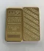 10 st icke -magnetiska Johnson Matthey Silver Gold Plated Bar 50 mm x 28 mm 1 oz jm myntdekorationsstång med olika laser serie N4390674