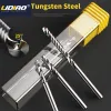 LIDIAO CNC End Mill Mechanical Tools Shank 3.175mm Tungsten Steel Single Flute Spiral Router Bits Milling Cutter Cut PVC Acryli