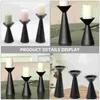 Candle Holders Stand Holder Candlestick Pillar Vintage Metal Iron Wedding Decorative Taper Plate Tealight Tray Cone Burner Votive