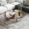 Round Glass Coffee Table Wedge Table Modern Coffee Table with Tempered Glass Top End Table Heavy Duty Steel Legs for Living Room