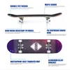 Skateboarders 80cm31 Beginner Adult Kids Maple Complete Skate board Cool Double Rocker Skateboard High Speed Drift 240327