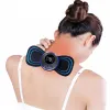 EMS Smart Mini Masaje Pegatina de masaje Portable Masajeador eléctrico de cuello Cervical Massaje de colegio de colas de columna Fisioterapia Instrumento