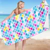 Skale rybne duże ręczniki kąpielowe bez piasku Bezpłatne szybkie suche ręcznik Summer Pływanie xxl ręcznik plażowy Surfowanie Poncho Microfibre Ręcznik