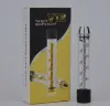 الزجاج الملتوي بلونت الأصلي bongs أنبوب جاف بونغ القلم 7pipe التدخين DIY مقابض مصنوعة يدويًا أنابيب الخشب ملعقة الولايات المتحدة الأمريكية