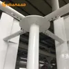 Off-grid systeem 5 kW verticale windturbine 48V laag geluid met off-roosteromvormer en controller met binnenhaarddroger