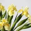 Dekorative Blumen Bürodekoration Hochzeitsdekoration Künstliche Blume Peony Iris gefälschte lila Simulation