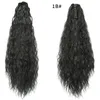 Similler long extensions de cheveux synthétiques bouclés