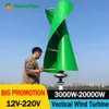 Chiny Niski hałas pionowy generator turbiny wiatrowej 3kW 5kW 10kW 20 kW z kontrolerem MPPT 12V 24V 48V 96V 220V wiatrak dla domu