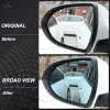 Auto Side Rearview Mirror Glass Lens White With Heated For Mercedes Benz Smart Fortwo Forfour 450 451 453 2009-2021