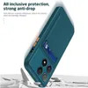 Korthållare plånbokfodral för Xiaomi Poco X6 X5 Pro X3 NFC F5 C65 Coque för MI 13T 12T 11T 11 Lite 5G Liquid Silicone Phone Cover