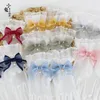 Party Supplies Original Design Lolita Gloves Lace Bow Split Finger Vintage Elegant Deep Sea