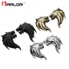 Wolf Wolverene Head 100% 3D Metal Car Auto Motorcycle Logo Emblem Badge Sticker DIY NEW Gun Silver Bronze 3 Colors Car-Styling