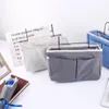 Bolsas de armazenamento Bolsa de algodão organizador de maquiagem de cosméticos com bolsos pendurados para o banheiro Caixa de bolsa de controle remoto